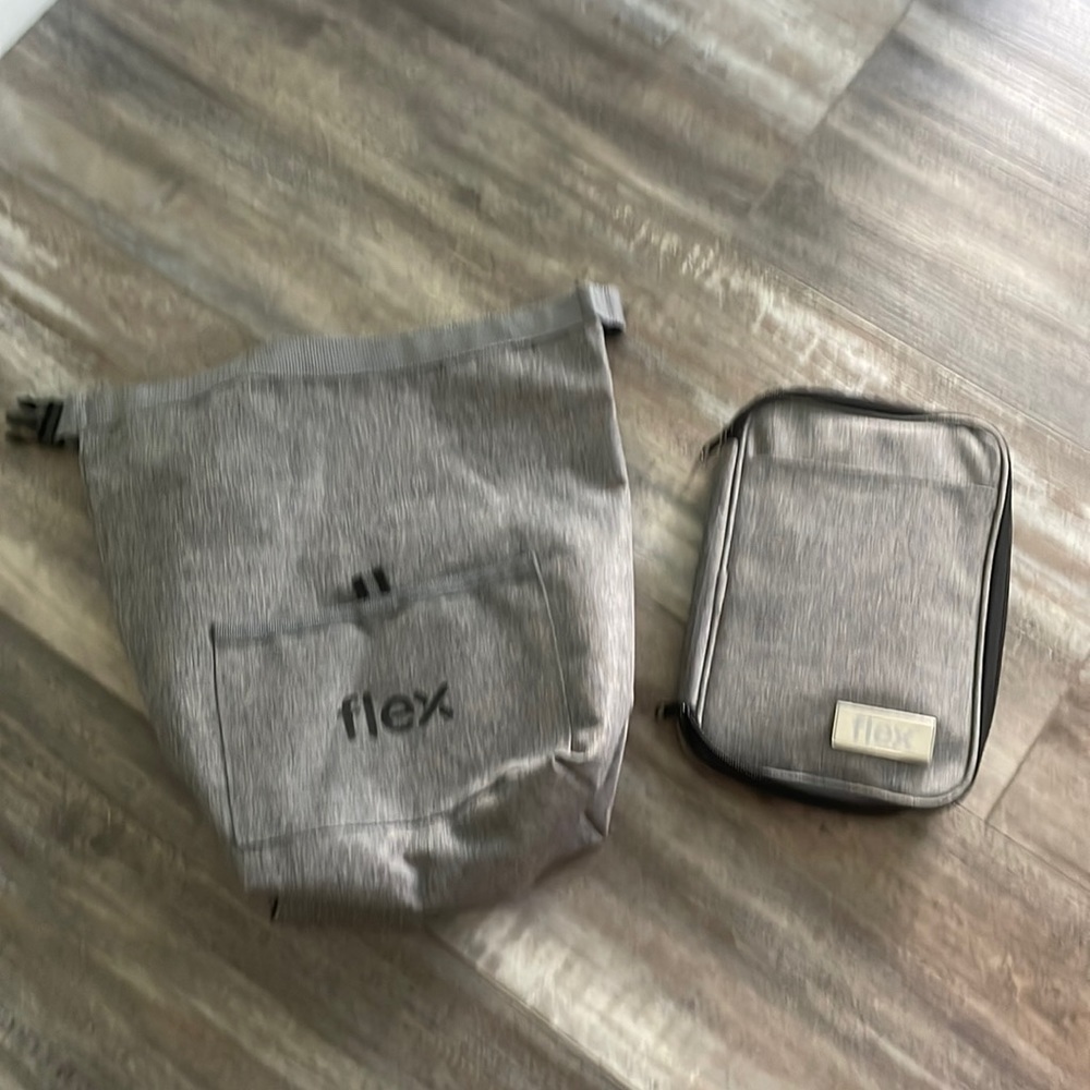 gray travel bags/organizer